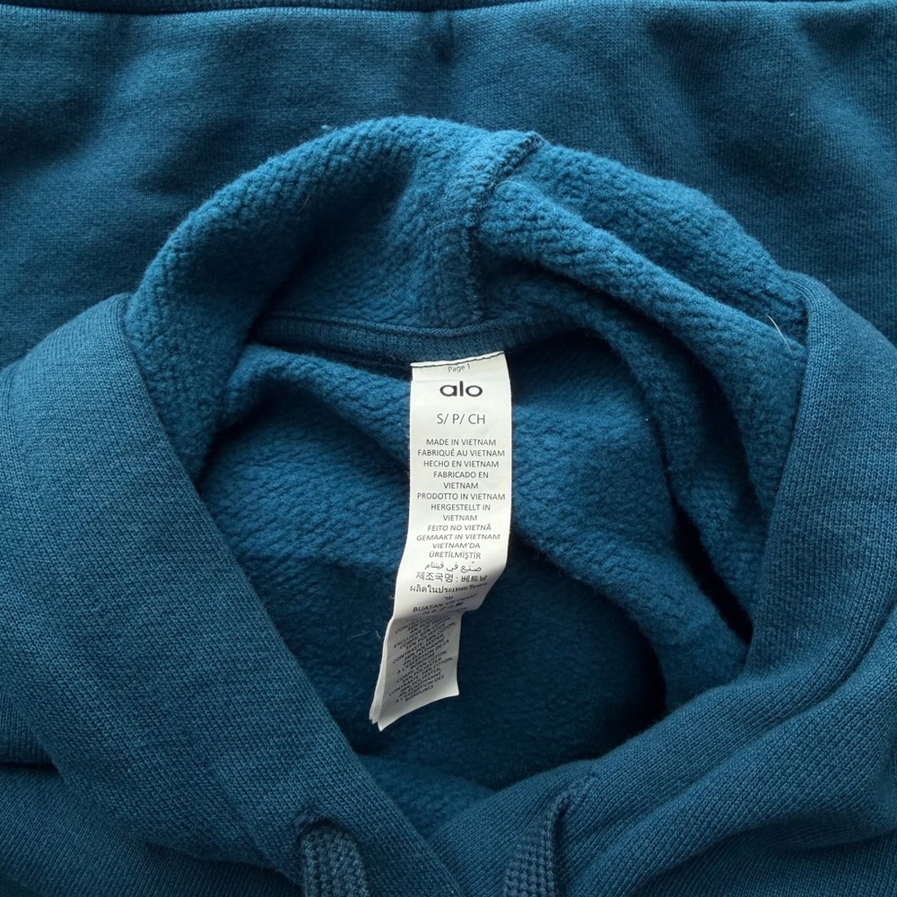 ALO Accolade Hoodie -  eclipse blue - Picture 4 of 6